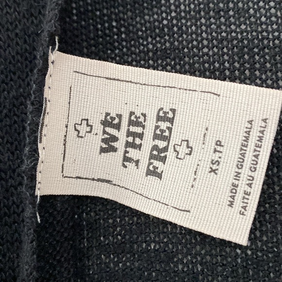 We The Free Black Sheer Open/Twist Back Top - Picture 7 of 10